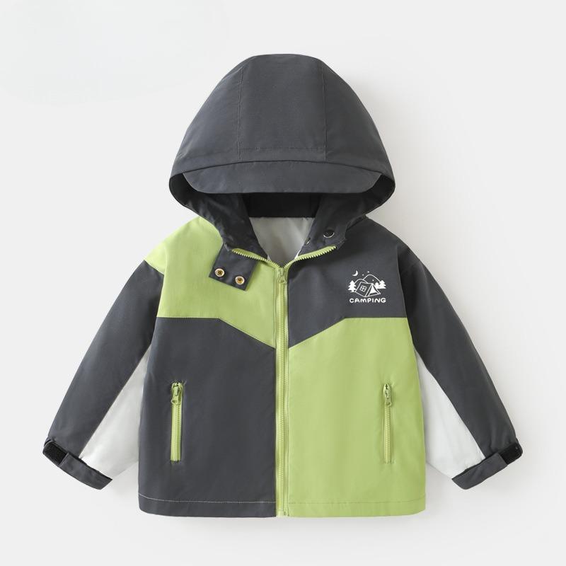 Spring and Autumn New Children's Casual All-match Hooded Jacket