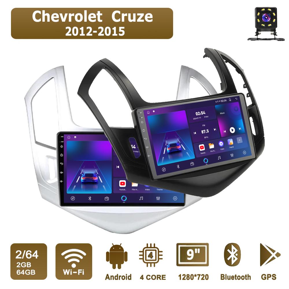Android Car-Play Car Radio For Chevrolet Cruze 2012-2015 Multimedia Player Head Unit Stereo GPS Navigation BT WIFI,2+64GB