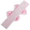Babyflicka Barn Småbarn Faux Pärla Pannband Rosett Spets Hårband Blomma Huvudbonad