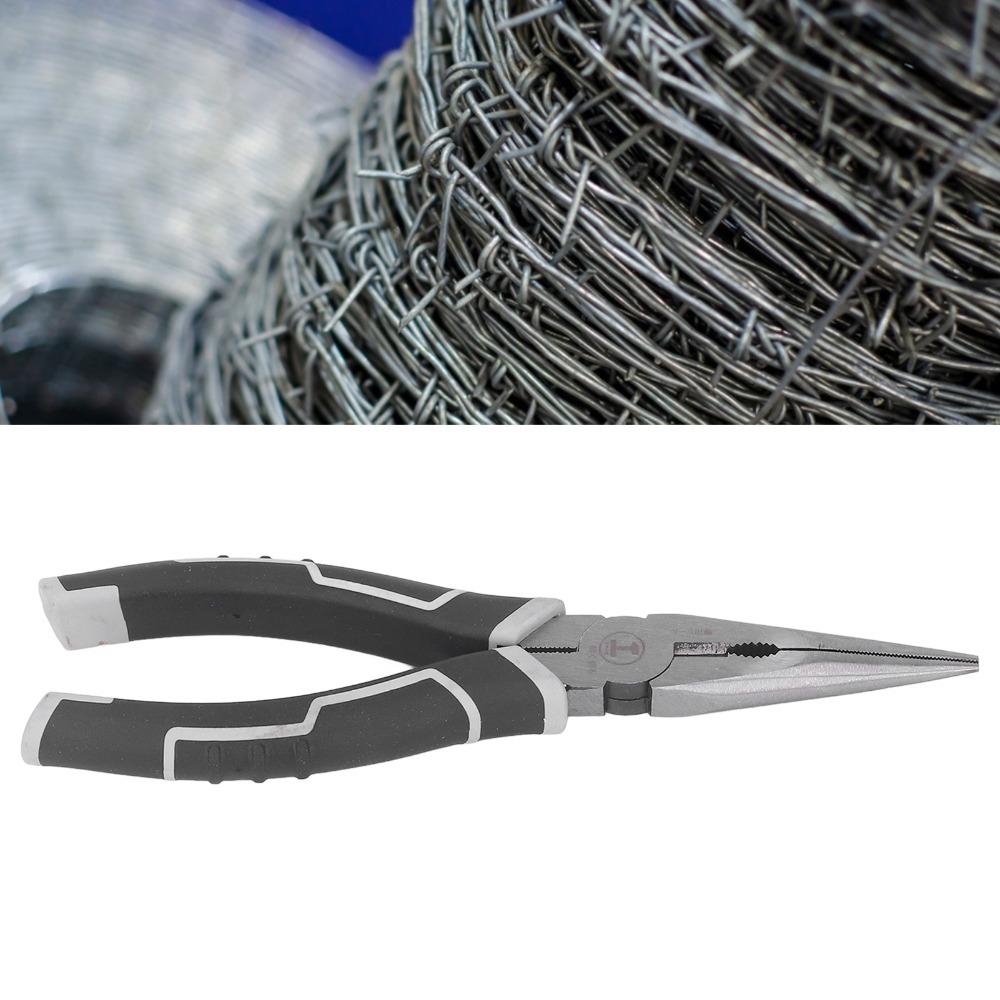 8in Electrician Plier Anti Slip Handle Metal Plier Practical Combination Plier Lineman needle-nose pliers