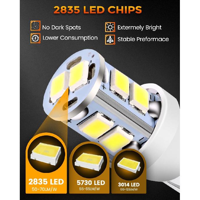 BANGO 24 Pieces Car LED Interior Light Bulbs, Non-Polarity Design with Removal Tool, Suitable for Car Dome Map Door Trunk License Plate Lights, Etc.