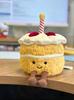 Kawaii Cartoon Cake Plush Doll High Quality Soft Stuffed Fruit Strawberry Wedding Cake Simulation Food Plush Toy Home Decor
