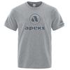Summer Unisexs Apeks Scuba Diving EquipUnisext Logo Print Casual Solid Color Short Sleeve 2026 Fashionable Comfortable Versatile Top