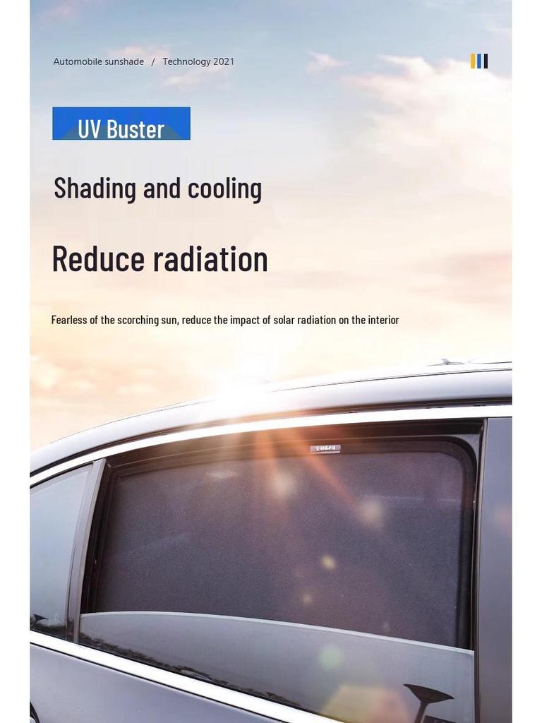 AION V T-Rex Car Window Magnetic Sunshade: UV Protection, Heat Insulation, Side Window Mesh