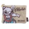 Lilo Stitch Fluffy Vinyl Flat Pouch Aloha Disney & [Cosmetic Pouch] /