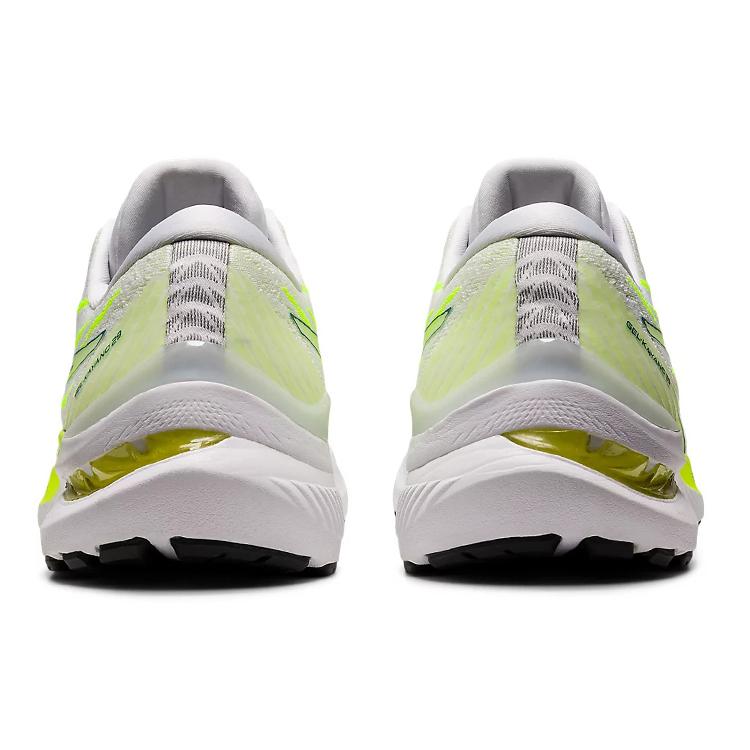 ASICS Gel Kayano 29 White Velvet Pine Safety Yellow 1011B440-100