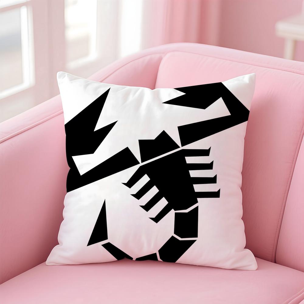 Auto Cool A-Abarth S-Scorpion Cushion Cover Pillow Case Soft Skin Friendly Fabric Comfort & Concealed Zipper