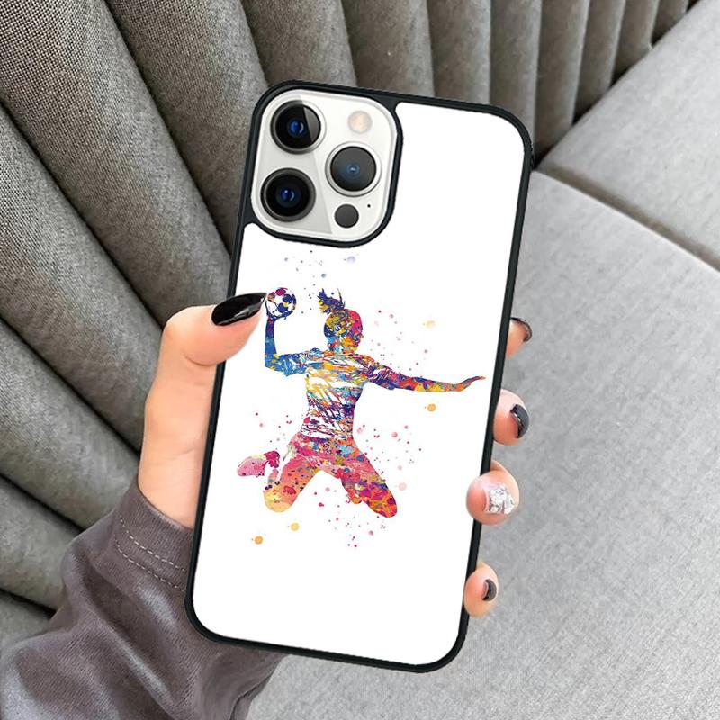 

Handball Sport Phone Case For iPhone 17 Air 16 16e 15 13 14 Pro Max 11 12 Plus 2022 MAX Shell Cover coque iPhone 11pro