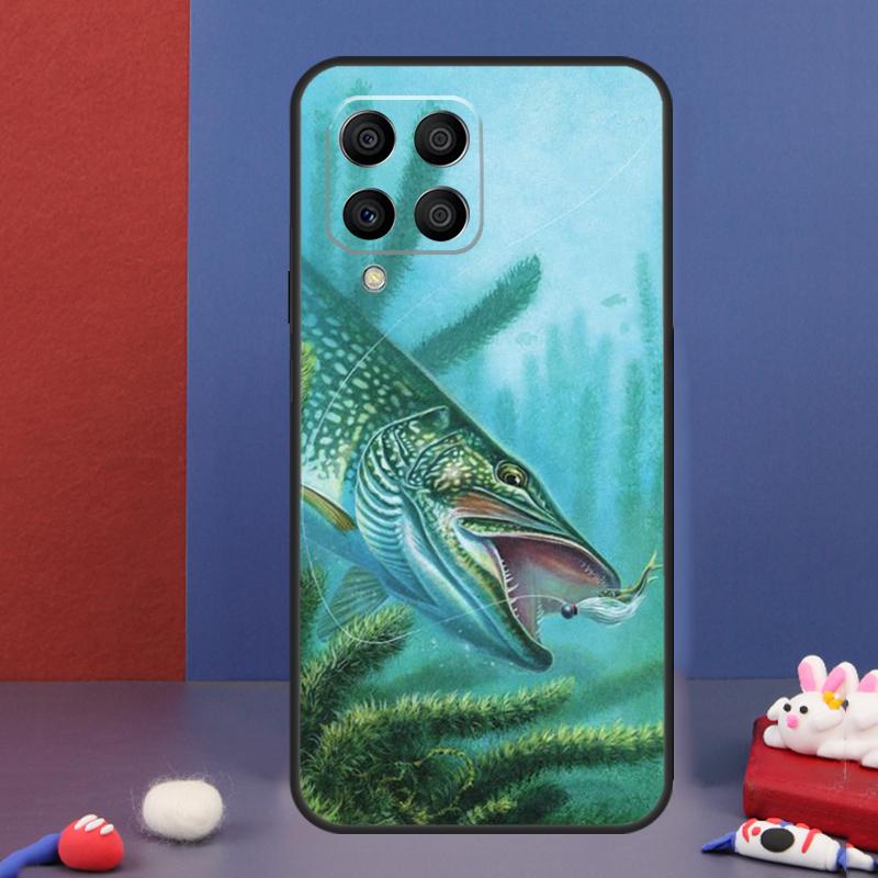 Etui na telefon Samsung Galaxy M34 M14 M54 M13 M15 M36 M55 M35 M56 M16 M31 M11 M53 M12 M32 M52 M06 z motywem wędkarskim