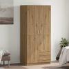 Vidaxl Kleiderschrank, Artisan Eiche, 80x52x180 cm, Holzwerkstoff