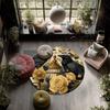 Flower Crow,Round Area Rug,Carpet Rug for Living Room Bedroom Sofa Playroom Decor,Non-slip Floor Mat