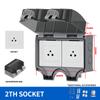 IP66 Waterproof ABS Plastic Junction Box - Gray for Outdoor Power Distributionoutdoor rainstorm proof