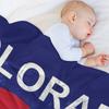 colorado flag vintage Throw Blanket for babies blankets ands Soft Beds Thin Blankets