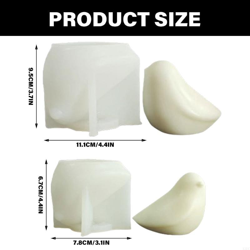Vogelförmige Formen für Kerzenseife, Dekoration, Epoxidharz-Silikonformen X3UC