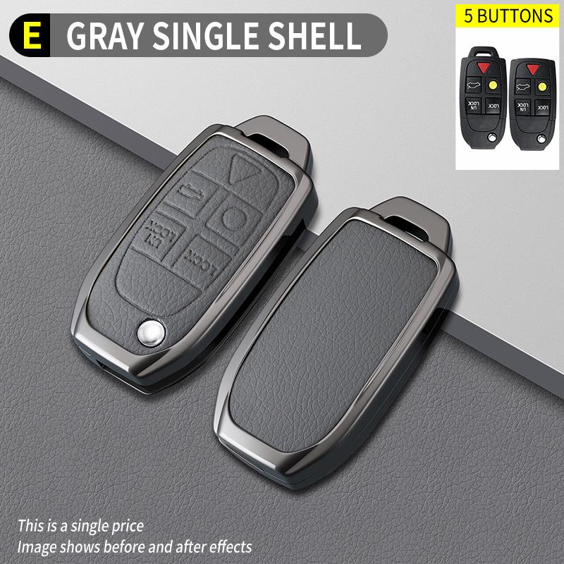 Volvo C-Type Elephant Grey Car Key Case