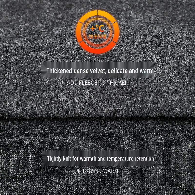 SEPTWOLVES Men's Plush-Lined Thermal Underwear Top