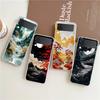 Landscape Painting Hard PC Phone Case For Samsung Galaxy Z Flip 5 4 3 Transparent Cover For Galaxy Z Flip 6 Foldable Shockproof
