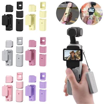 Case For DJI OSMO Pocket 3 Silicone Protective Cover Anti Resistant Scratch Lens Cap Protector For Pocket 3 Camera Accessories