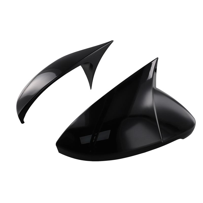 Car Black Side Mirror Covers for Volkswagen Golf 7 MK7 7.5 GTI GTD GTE R Touran