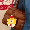 Cartoon Christmas Plush Doll Pendant Keychain Fluffy Cute Creative Soft Stuffed Doll Backpack Pendant Decorative Accessories