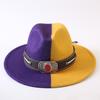 Popular European and American Classic Double-color Wide-brimmed Top Hat Men's and Women's Fashion OL Style Cowboy Hat Jazz Hat