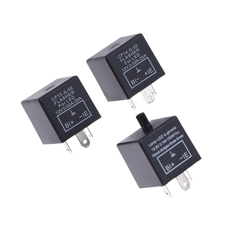 CF13KT CF13 CF14 Universell 3 Pins 12V 0,02A-20A Einstellbarer LED Blinkgeber für Blinker Motorradschalter