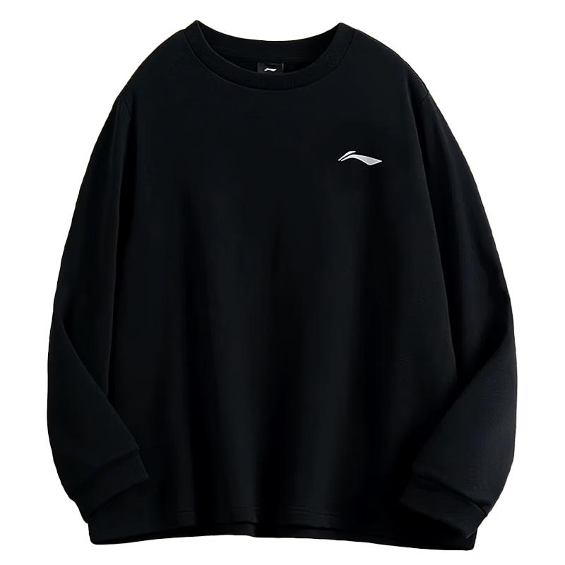 Li-Ning Men s Crew Neck Long Sleeve Sweatshirt L
