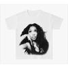 T-shirt Grafica Bianco e Nero Ritratto SZA