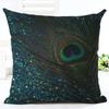 Elegant 18" Nordic Peacock Pillow Case With Timeless Design For Home Decor
