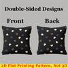 Heart Mix square Jacquard Pillow Cover for Sofa Office Waist Cushion Cover Home Decorative Pillowcase