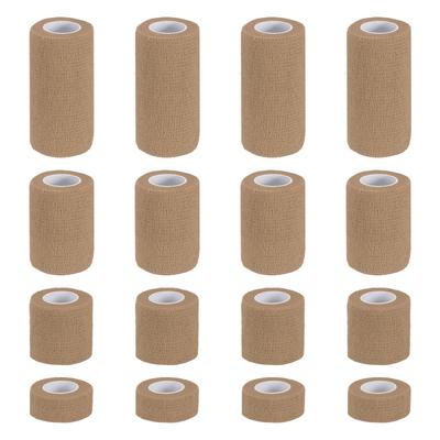 PATIKIL Bandage 16 5 Elastic Wrap for Athletic Outdoor Skin 1"/2"/3"/4" Self-Adhesive Wraps, Count, Yards, Self-Breath Blue, Self-Adhesive Tape,