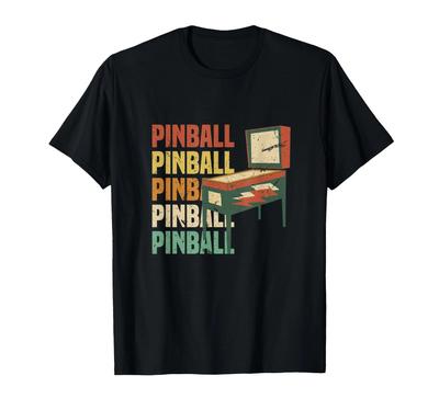Flippermaschine | Retro 80er Jahre Arcade-Spieler T-Shirt_