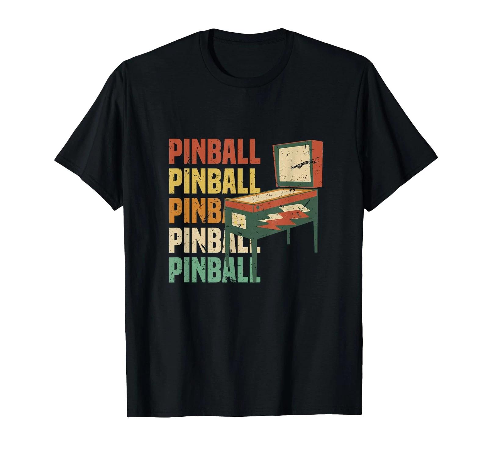 Pinball Machine | Retro 80 S Arcade Game Player T-Shirt_ M