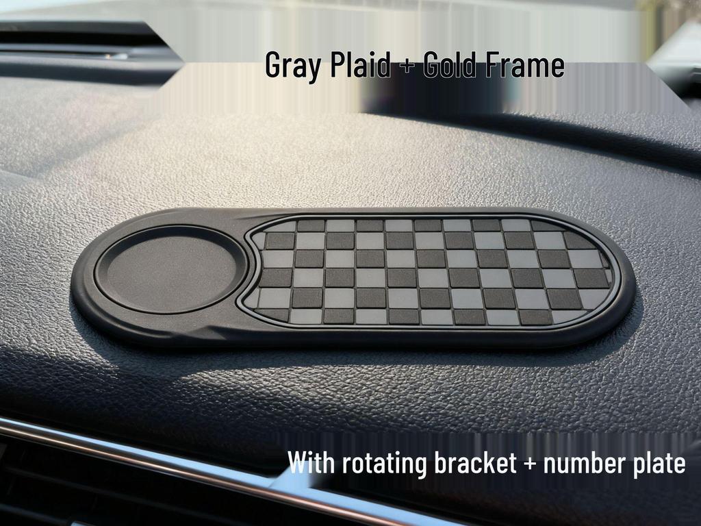 Car Anti-Slip Pad & Phone Holder with Strong Suction and High Temperature Resistance - Multi-functional Vehicle Ornament & Storage.