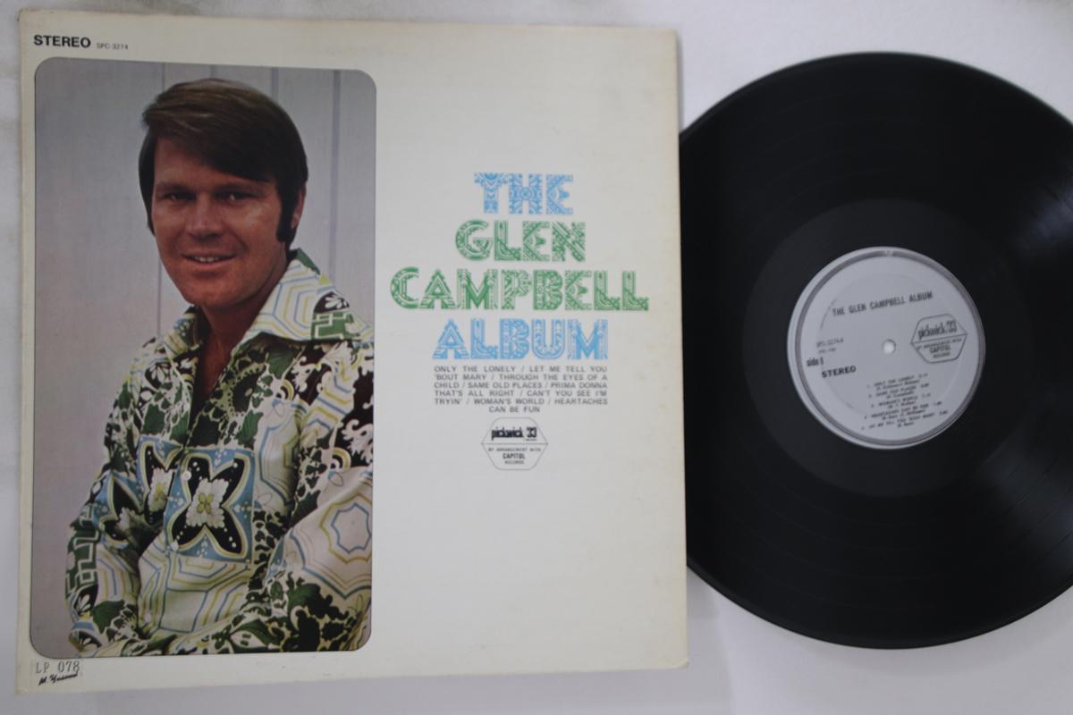 

LP Record GLEN CAMPBELL - Glen Campbell Album SPC3274 PICKWICK 1973 US Country Used