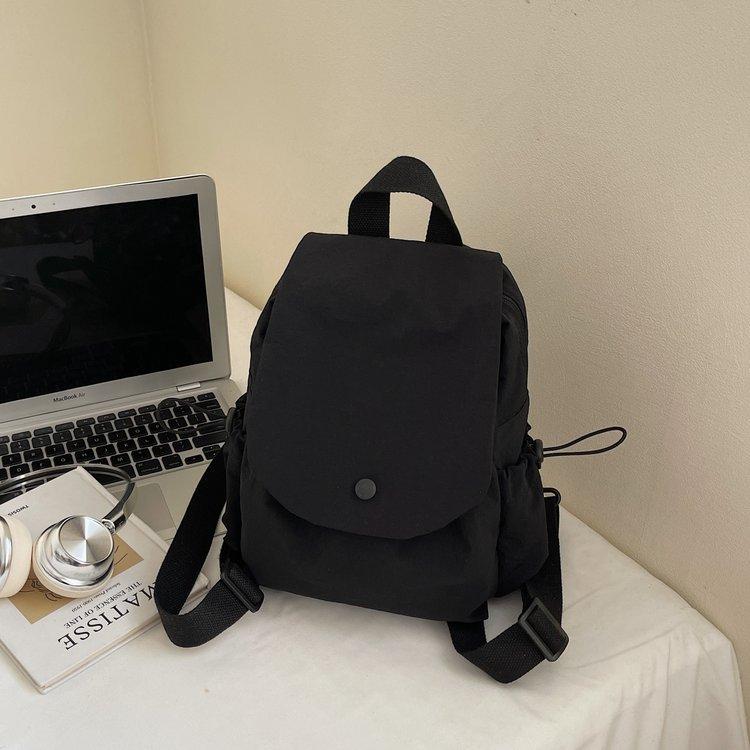 Schoolbag waterproof splicing fashionable 8-inch light luxury fashion backpack travel versatile ins Korean original niche schoolbag