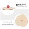 Racket Handmade Party Favor Toys Wood Paddle Ball Wooden Beach Kid Unfinished Classic Paddleball Game