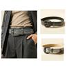 Western Carved Retro Pin Buckle Belt for Women, Floral Embossed PU Belt, American Jeans Decorative Belt