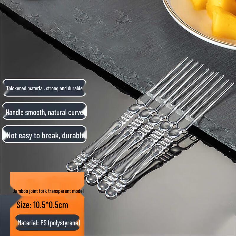 Disposable Bamboo-Joint Fruit Forks