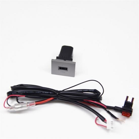 USB-A QC3.0 Charger Upgrade Kit Panel Mount Accessories For Ford Transit 2006-13
