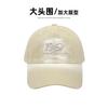 New Letter Embroidery Showing Face Small Soft Top Baseball Hat Men and Women Niche Personality Gradual Change Color Shade Cap Tide