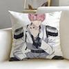 slice anime Tamons BSide Cushion Cover Soft  EasyWash Pillow Case  Versatile for Couch Bed Travel and Office