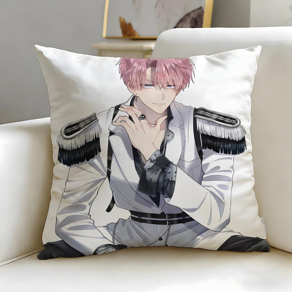slice anime Tamons BSide Cushion Cover Soft EasyWash Pillow Case Versatile for Couch Bed Travel and Office