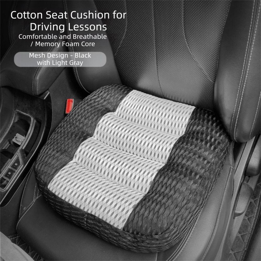 

Breathable Mesh Breathable Seat Pad Air Flow Design Auto Booster Cushion Vehicle Accessories серый