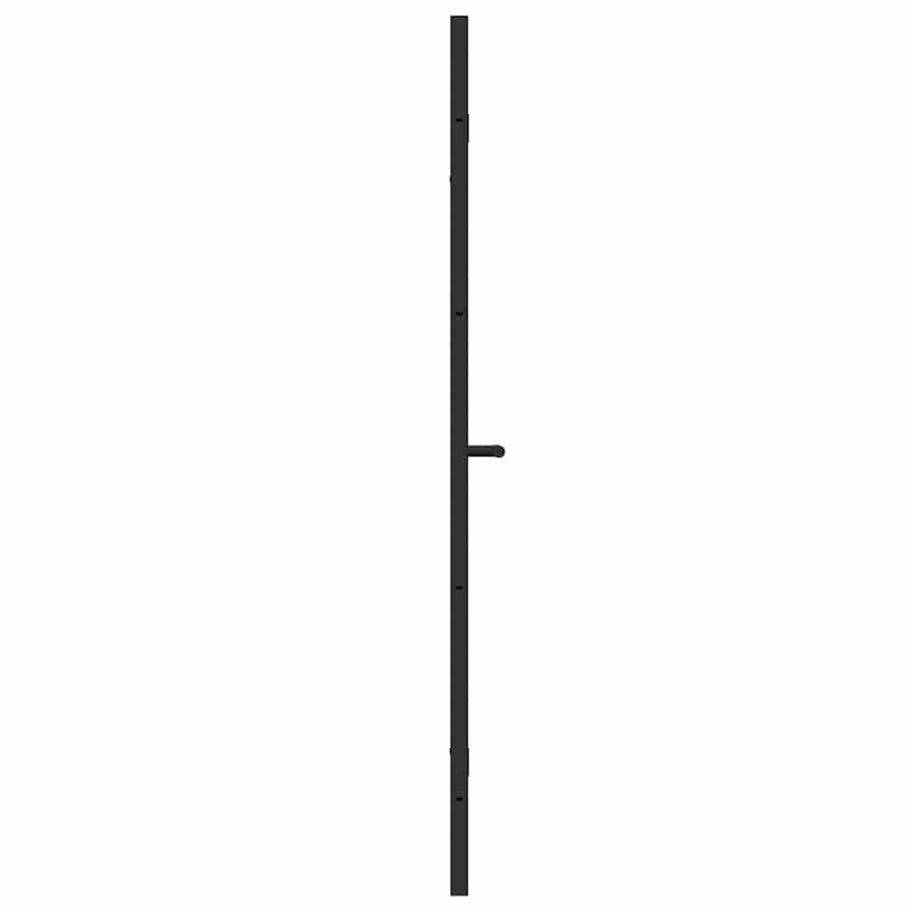 vidaXL Duschabtrennung Dunkel transparent 95 x 140 cm