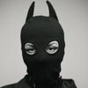 High Street Funny Style Personality Black Cartoon Batman Mask For Halloween Cosplay Masked Hat
