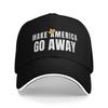 Women Unisex Make America Go Away Mexico Outdoor Hat Summer  Adjustable Cap New Baseball Cap Fashion Sports Hats