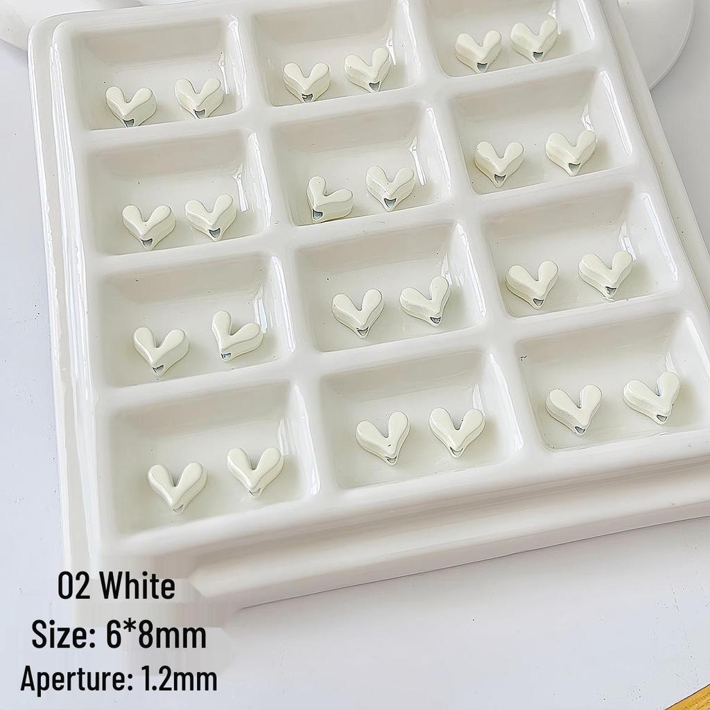 Japanese Heart Beaded Alloy Necklace & Bracelet DIY Kit