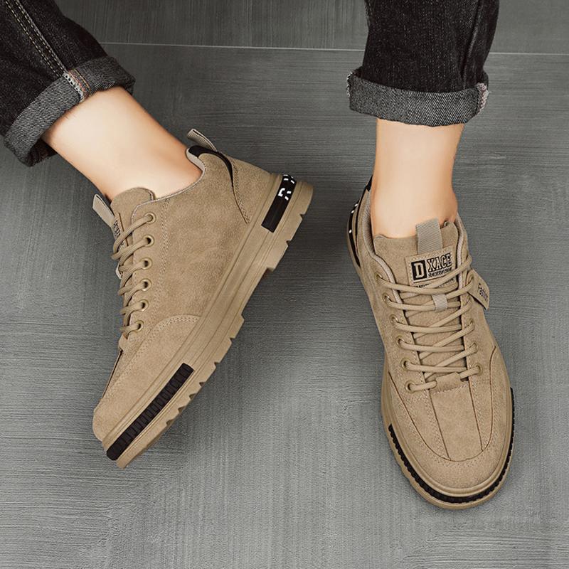 Men's Shoes Breathable Labor Insurance Shoes Men's Trendy Hundred Work Site Work Anti-slip Sneakers Casual Board Shoes