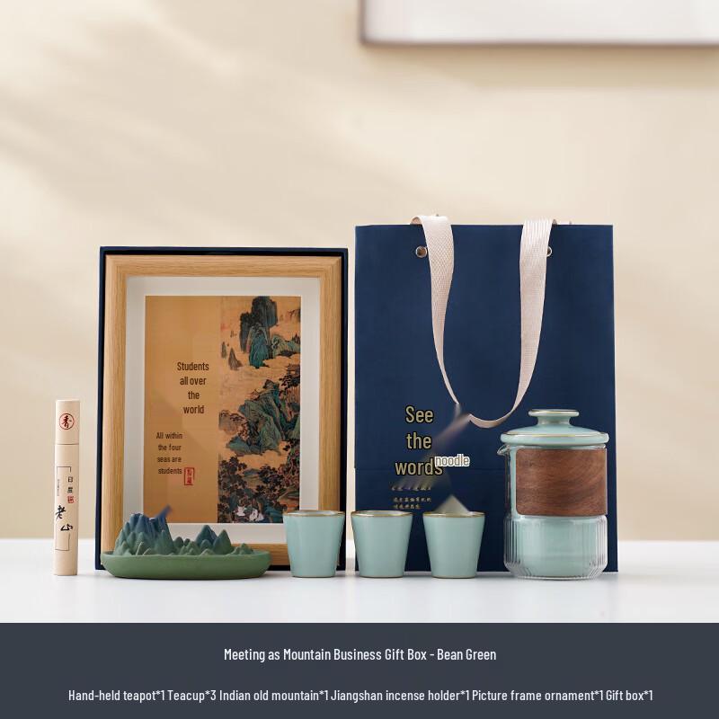 Zhuijia  Peaches & Plums  Ceramic Tea Set